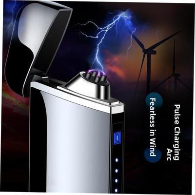 Dual Arc Windproof Flameless Lighter Metal USB防风打火Plasma