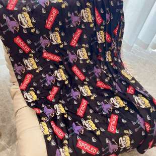 客供面料 法兰绒毛毯170X200cm儿童卡通毯秋冬床单