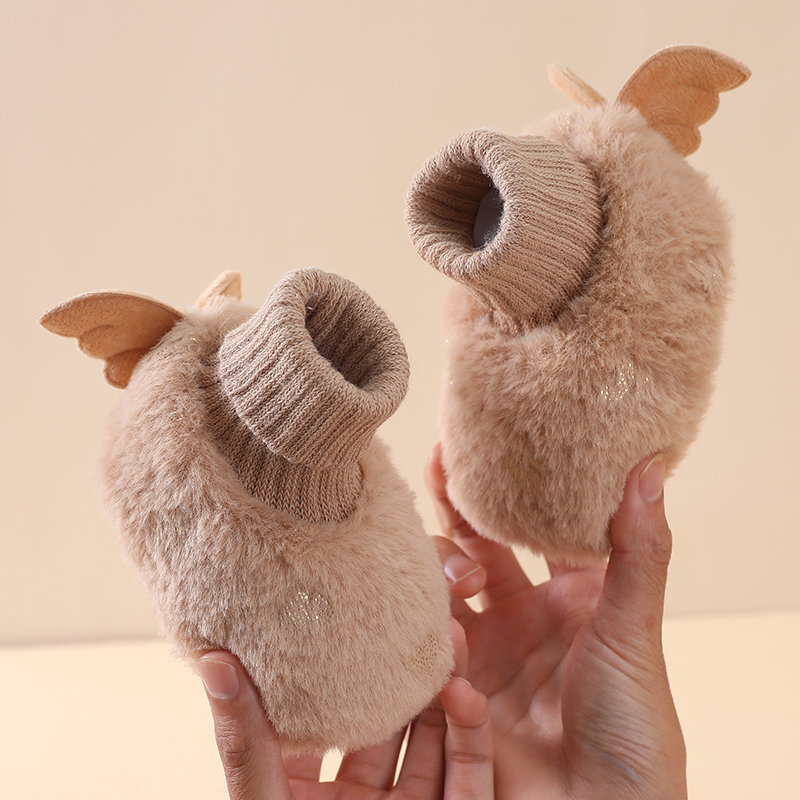 婴儿棉鞋冬季可爱风立体图案