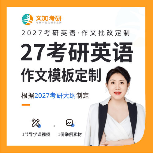 2027考研英语作文模板张国静老师英语作文一二“救命”模板