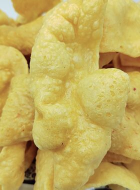 赣南特产客家零食休闲小吃土特产农家原味槐花灰水微辣烫皮500克