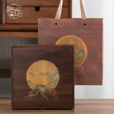 xyt中式357克200克普洱茶饼包装盒空礼盒福鼎白茶饼空盒复古