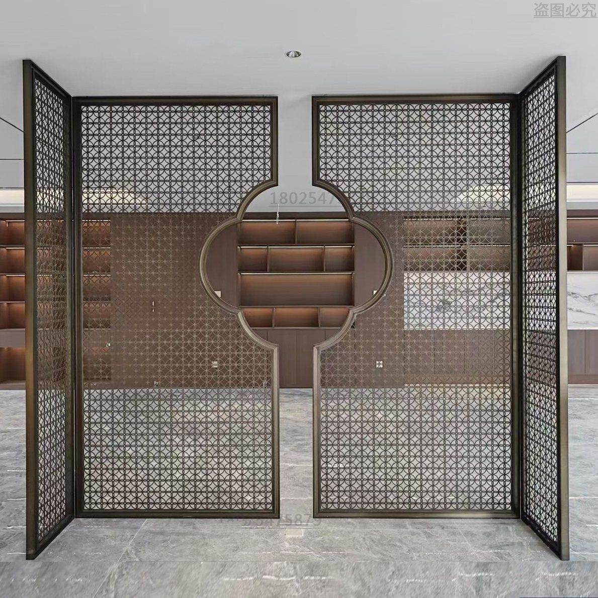 不锈钢屏风定制新中式镂空浮雕铝板简约客厅入户玄关轻奢金属隔断,金属材料及制品,不锈钢制品,淘宝优惠券,粉丝福利购,淘宝优惠卷