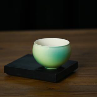 窑宝宣 手作蛋杯 拉花蛋杯丸子杯专业拉花杯精品手工咖啡杯 220ml