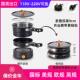 110V220V快煮锅美欧规台湾可携式 折叠锅旅行出差两件式 火锅煎煮蒸