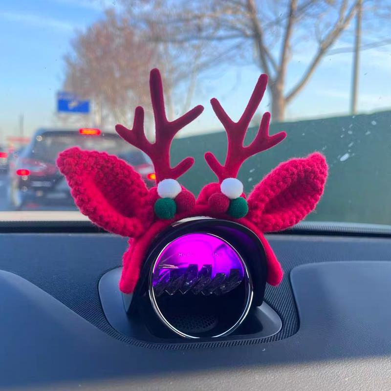 新问界M5M7M9M8中置音响帽子智界S7r7享界S9车内改装饰品一鹿平安