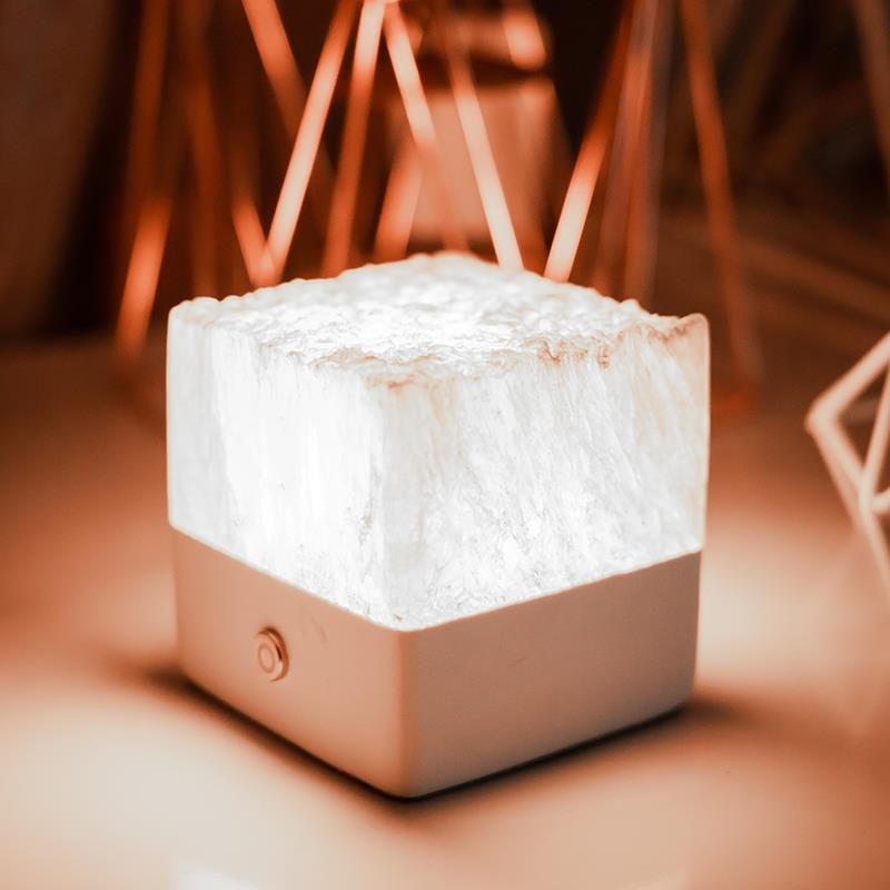 《暗香plus》天然矿石香薰灯氛围灯家用小夜灯无线桌面氛围灯晶石
