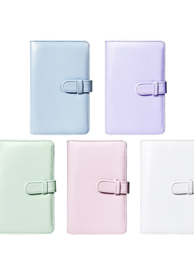 适用于富士拍立得mini12相纸3寸相册纯色三寸相片收纳本小卡影集