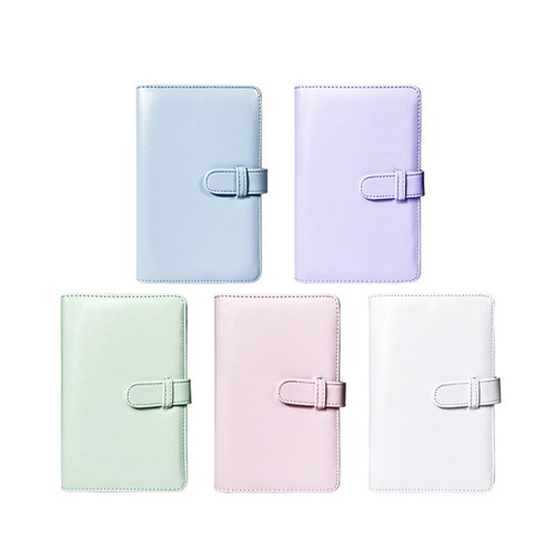 适用于富士拍立得mini12相纸3寸相册纯色三寸相片收纳本小卡影集