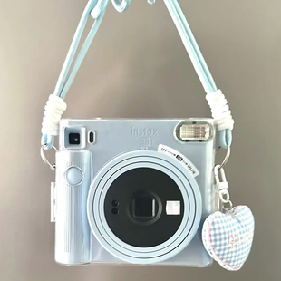 富士方形相机SQ1保护壳拍立得保护套sq 1透明壳防刮防摔水晶壳