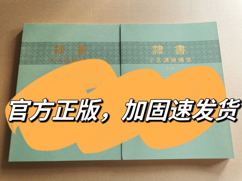 刘东芹隶书字法训练图集上下册两本隶书临摹创作参考资料特殊装订