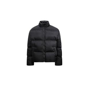 Boxy版 羽绒服 简约保暖防风面包服夹克潮 90白鸭绒立领短宽版 DRKK