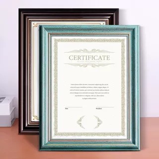 复古证书相框摆台定制A4营业执照框架卫生许可证3c认证装裱展示挂