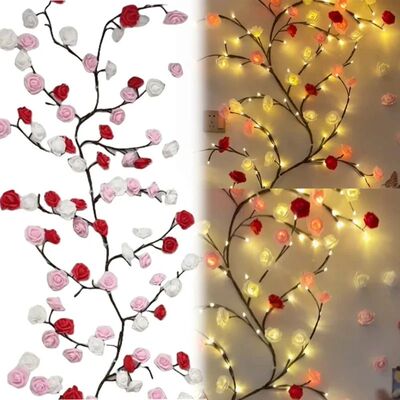 Flower Branch LED Light DIY Fairy Light USB Plug in Creative