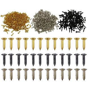 50/100pcs Electric Guitar Pickguard Screws Silver Gold Black