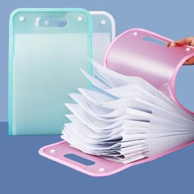 A4 Multi Layer Accordion Test Paper Storage Bag Large Capaci