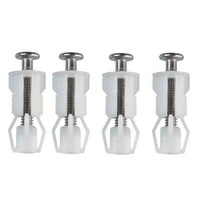 Toilet Lid Fixing Screw Replacement Fitting Kit with Nut Cov