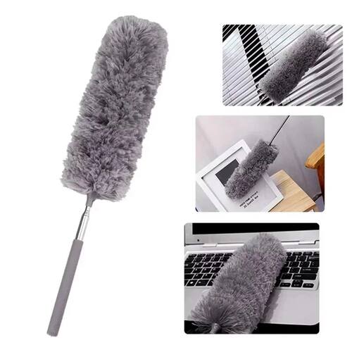 Stainless Steel Retractable Duster Long Handle Microfiber Du