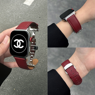 适用华为fit4手表带专用FIT1/2/3原装款手掌纹男女蝴蝶扣智能表带