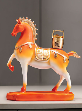 新中式马上有钱装饰摆件