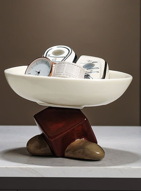 进门玄关钥匙收纳时来运转摆件