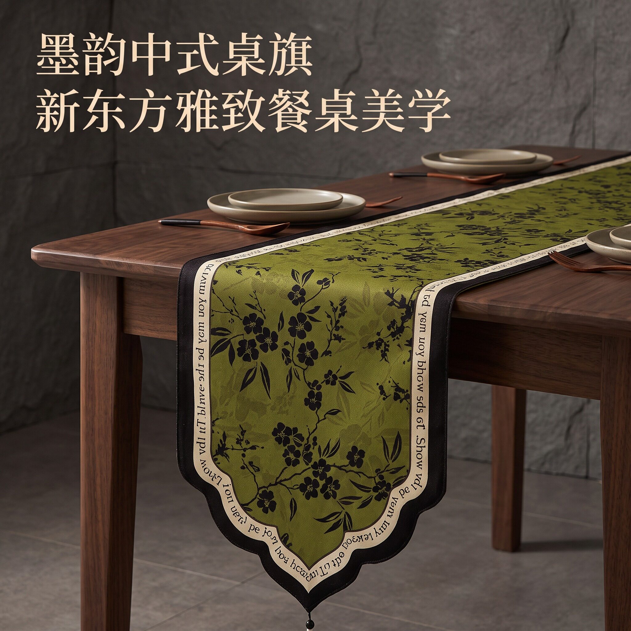 桌旗茶桌垫布2026新款桌布高级感图片