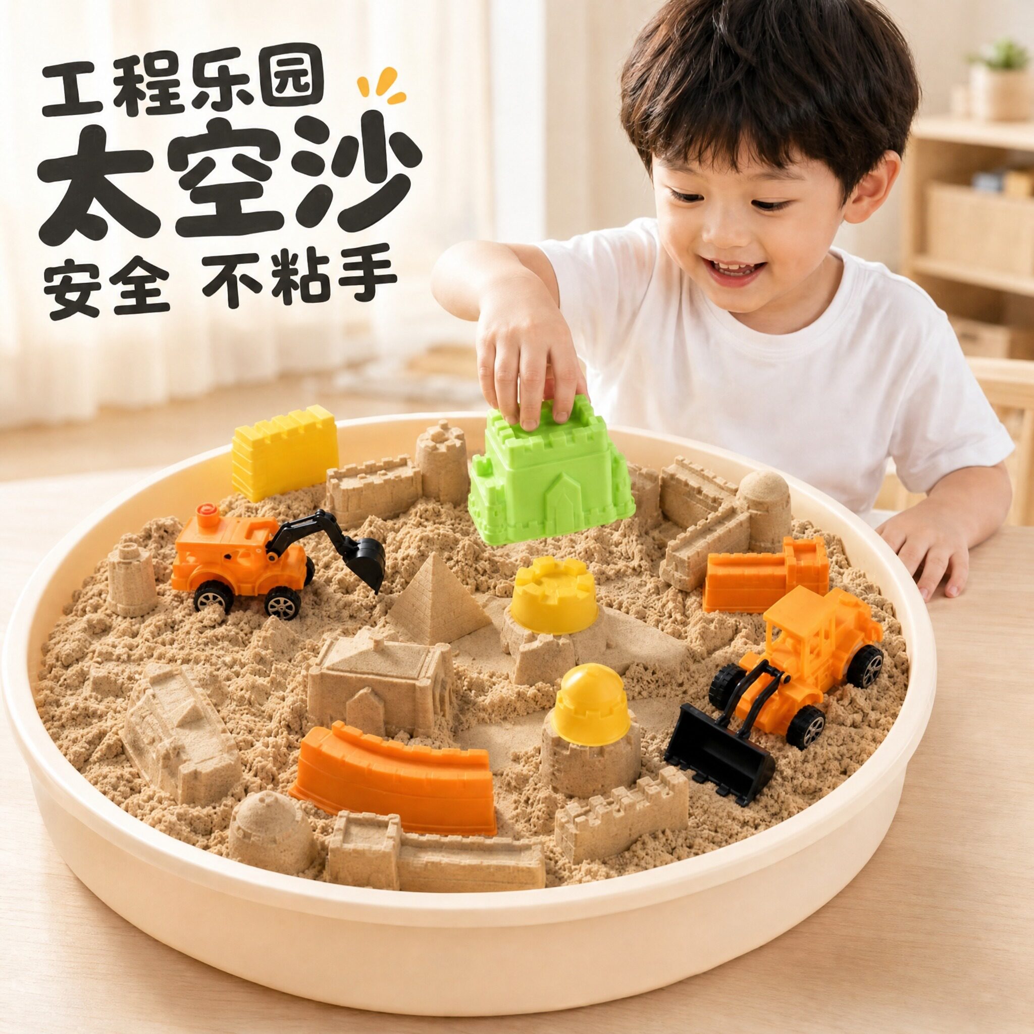 儿童太空沙超轻粘土套装玩具工具