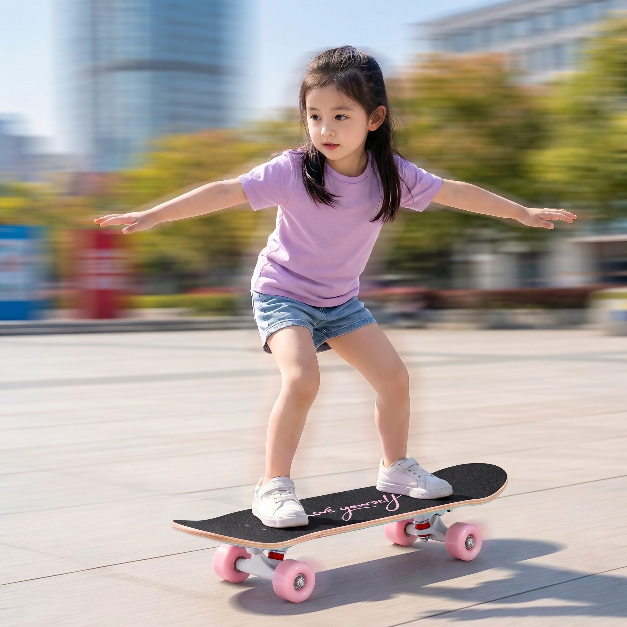 滑板儿童滑板车6到12岁成人女生初学者专业板3青少年路陆地冲浪板
