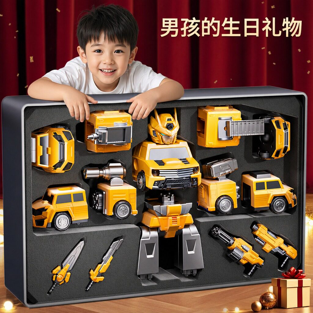 2026新款男孩磁力机甲拼装玩具