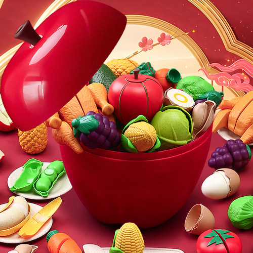 纽奇切切乐玩具水果蔬菜可啃咬