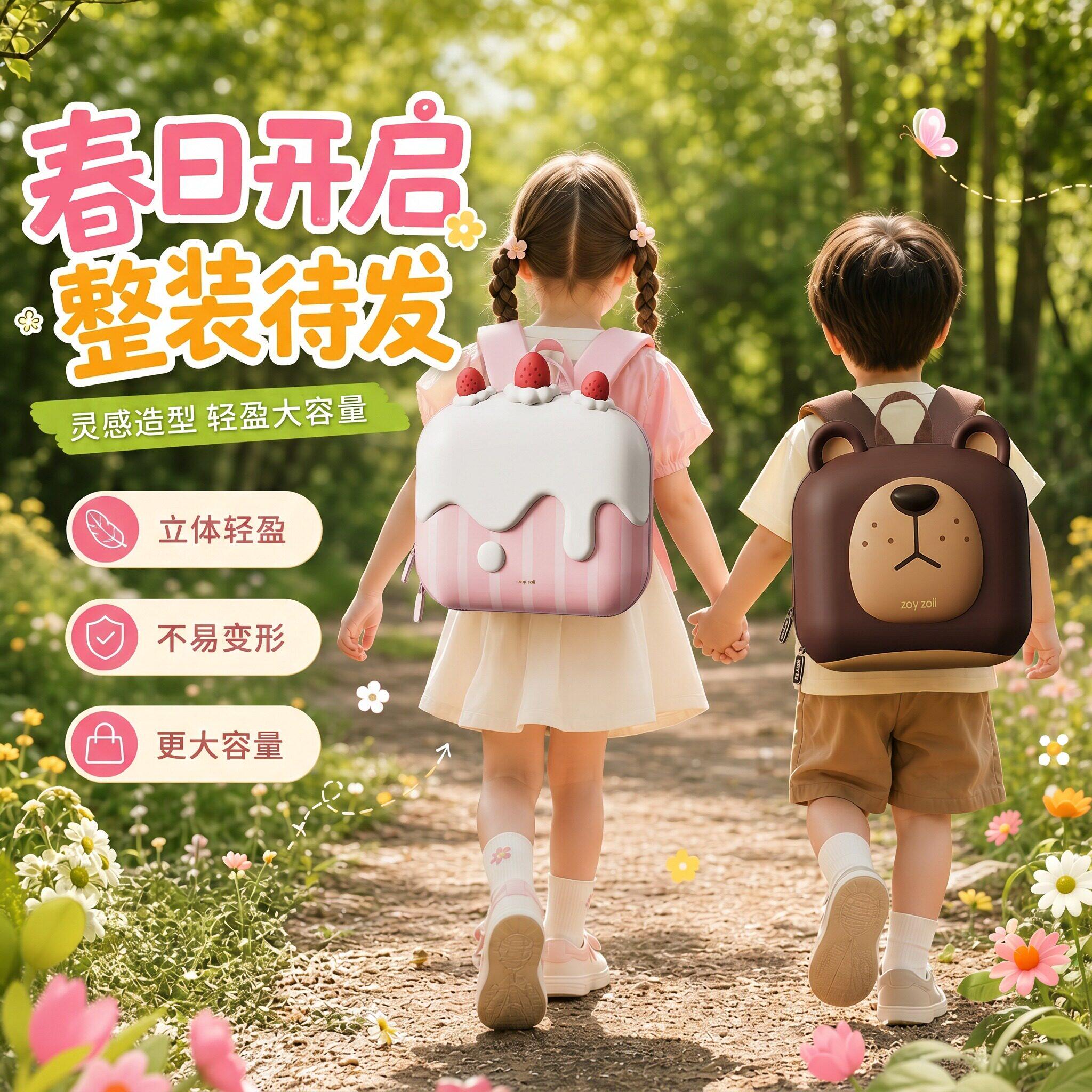 2026新款1到3岁幼童双肩书包