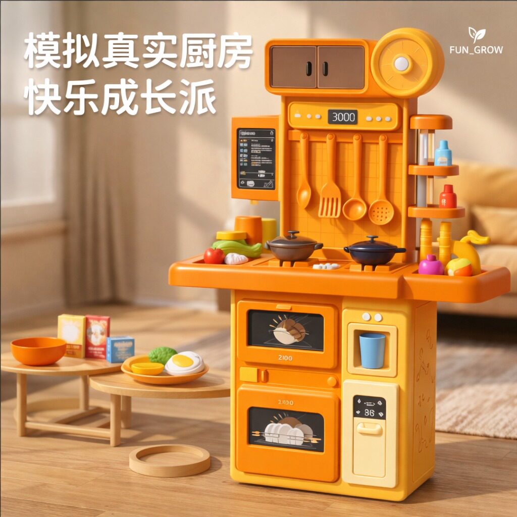 仿真厨房做饭过家家玩具儿童礼物