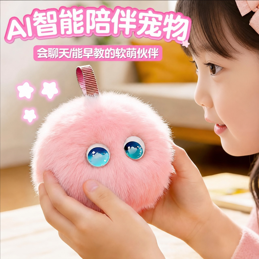 AI福智能机器人仔儿童毛绒玩具