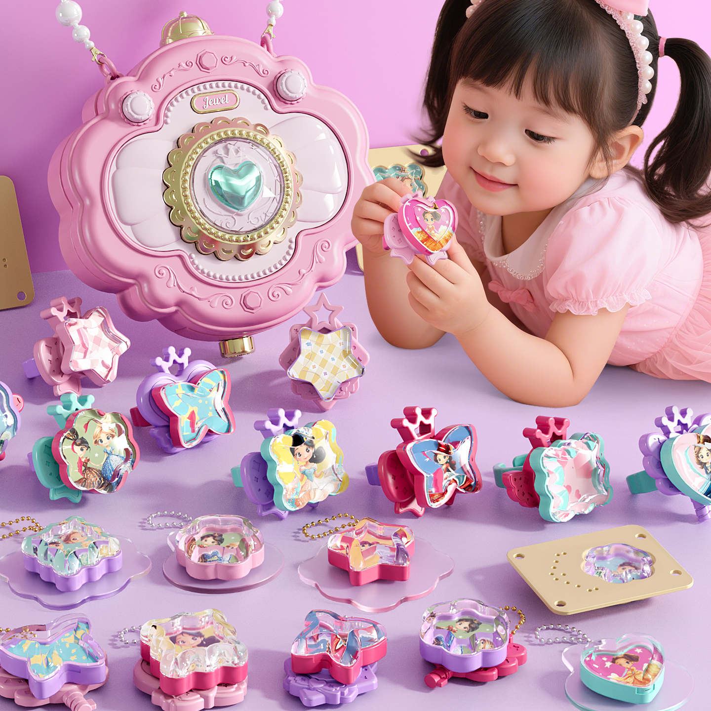 儿童玩具女孩子的手工咕卡制作机