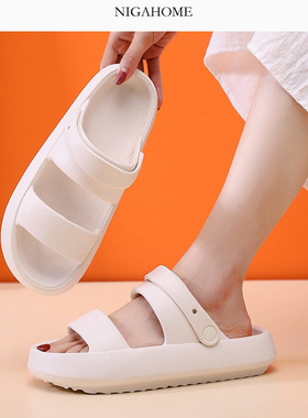 NigaHome 橡胶海滩eva厚底凉鞋拖鞋便鞋居家户外男女11231300111