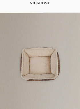 NigaHome格纹宠物床软垫仿羊羔绒保暖猫狗沙发床家用 41343149700