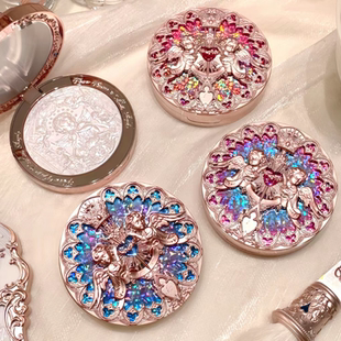 花知晓小天使系列浮雕高光自然提亮水光感立体修容月亮河正品