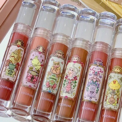 现货toorune肽润魔园水折光唇釉