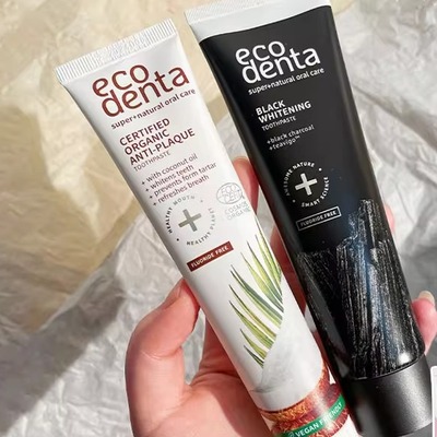 正品ecodenta医舒达无氟椰油牙膏