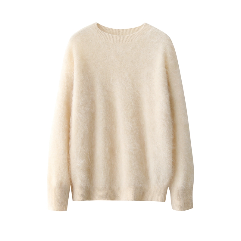 100%纯山羊绒衫女一线成衣拉绒