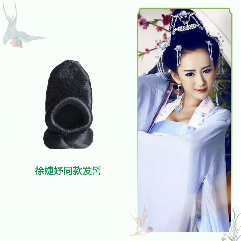 精致古装假发徐婕妤同款女古筝演出造型头饰汉服假发