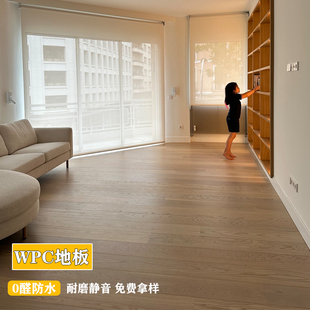 WPC地板ABA家用12mmPVC石晶地暖锁扣木塑防水防潮SPC石塑地板