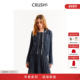 CRUSH 圆领外套女 饰边开衫 Collection2026年早春新款 小香风牛仔装