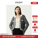 新款 CRUSH Collection冬季 花呢小香风撞色夹克短外套上衣女