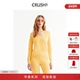 羊绒衫 CRUSH Collection2026年早春新款 宽松休闲纯色V领针织上衣