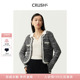 花呢小香风撞色夹克短外套上衣女 新款 CRUSH Collection冬季