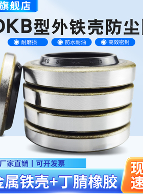 DKB型外骨架铁壳防尘圈85/90/95/100*99/104/109/114*8/11密封圈