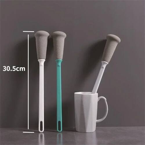 Long Handle Sponge Cup Brush Milk Bottle Wineglass Cups Clea