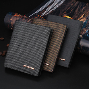 Male Genuine leather Wallets money clip钱包 Men Short Wallet