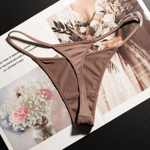 Women Girls Briefs Sexy Panties Leopard String Waist Low